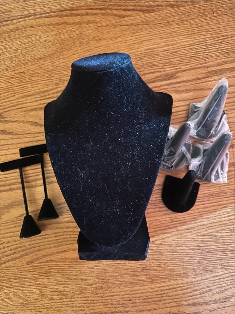 Black Velvet Necklace Display Bust - Retail Jewelry Stand